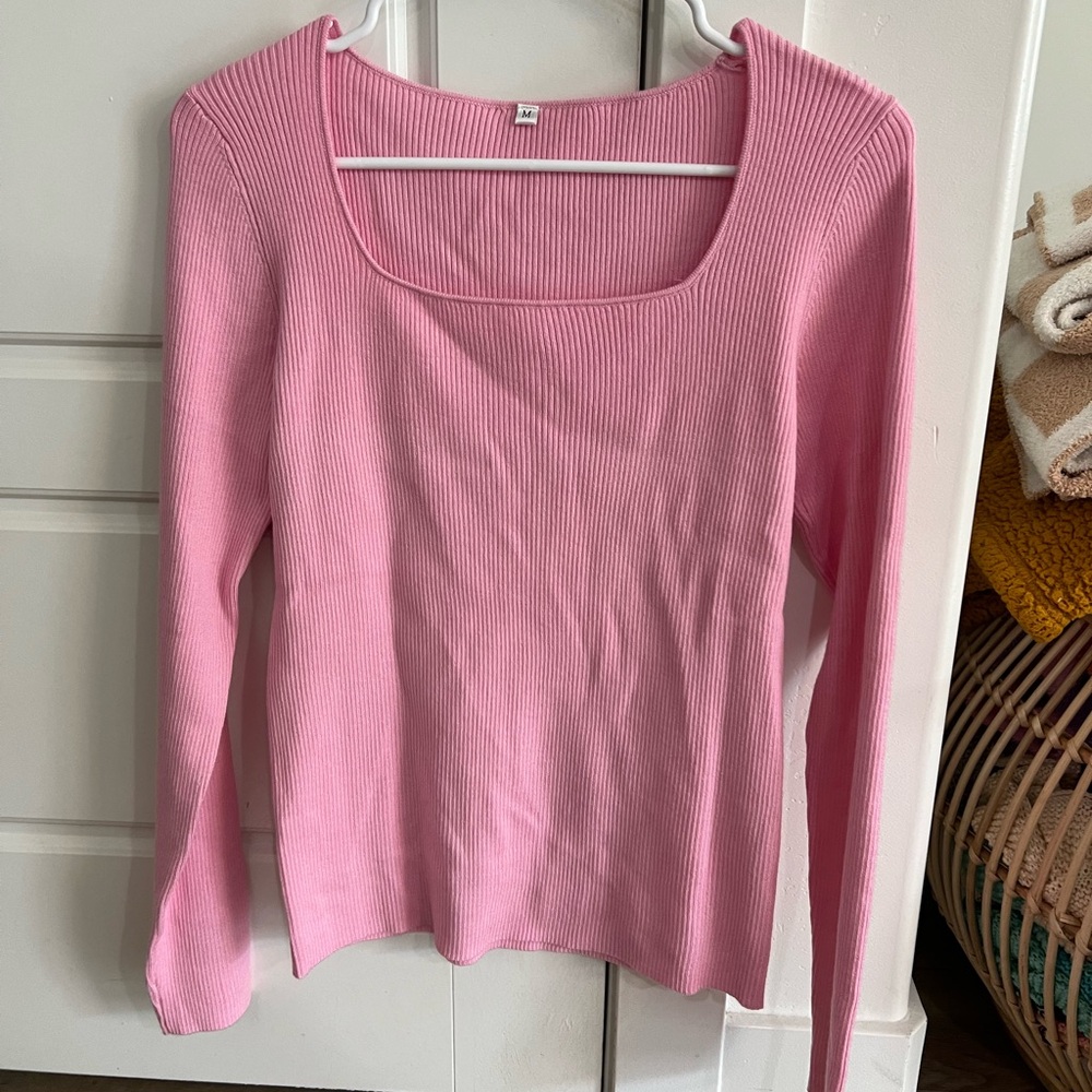 Pink sweater